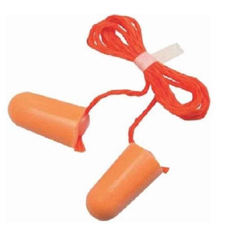 RPES Corded Foam Orange Ear Plug, 1110 (Pack of 100)