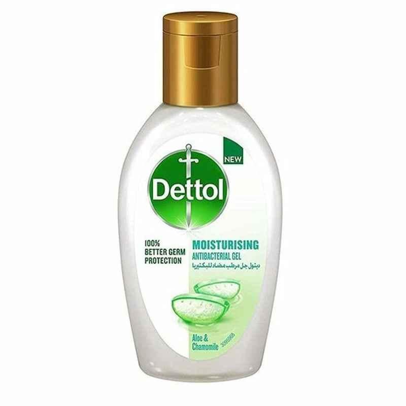 Dettol Moisturizing Hand Sanitizer Gel, Aloe and Chamomile, 50ml