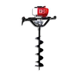 RBW 52cc 2 Stroke Petrol Engine Post Hole Digger Earth Auger Machine with 8 inch Planter Drill Bit for Tree Plantation, Fencing, Gardening & Agriculture