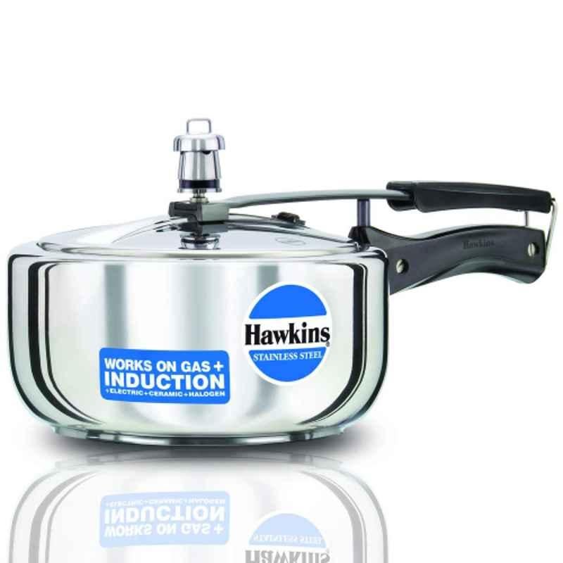 Hawkins 3L Stainless Steel Pressure Cooker, HSS3W