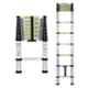 Champion 14.45ft 150kg Aluminium Silver & Black Ultra-Stable Folding Telescopic Ladder