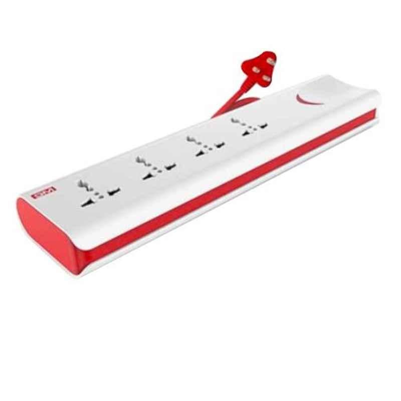 GM 3060 White & Red E-Book 4 + 1 Power Strip