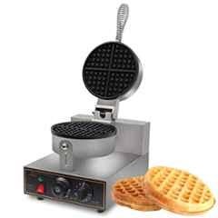 Khushi Udyog 1400W Single Stainless Steel Non Stick Black Waffle Maker