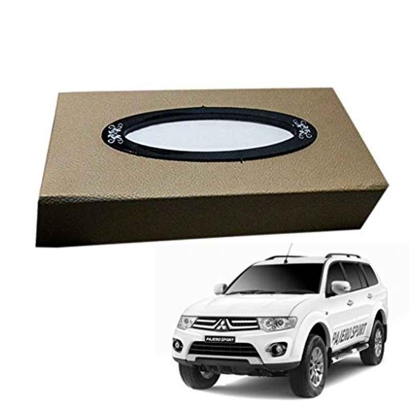 Kozdiko 200 Sheets 100 Pulls Beige Tissue Paper Box for Mitsubishi Pajero Sport, koz_22212