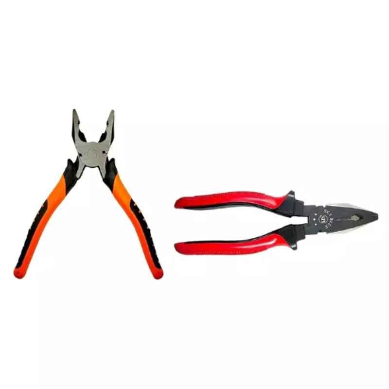 Sky Blue 2 Pcs 7.8 inch Lineman Plier Combo, SBE_PLIER_COMBOS_COMBO_523