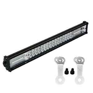 AllExtreme Exf48L1 48 Led Fog Light 21 inch Flood Led Work Double Row White Light Waterproof Driving Lamp Universal For Car Motorcycle Bike (96W)