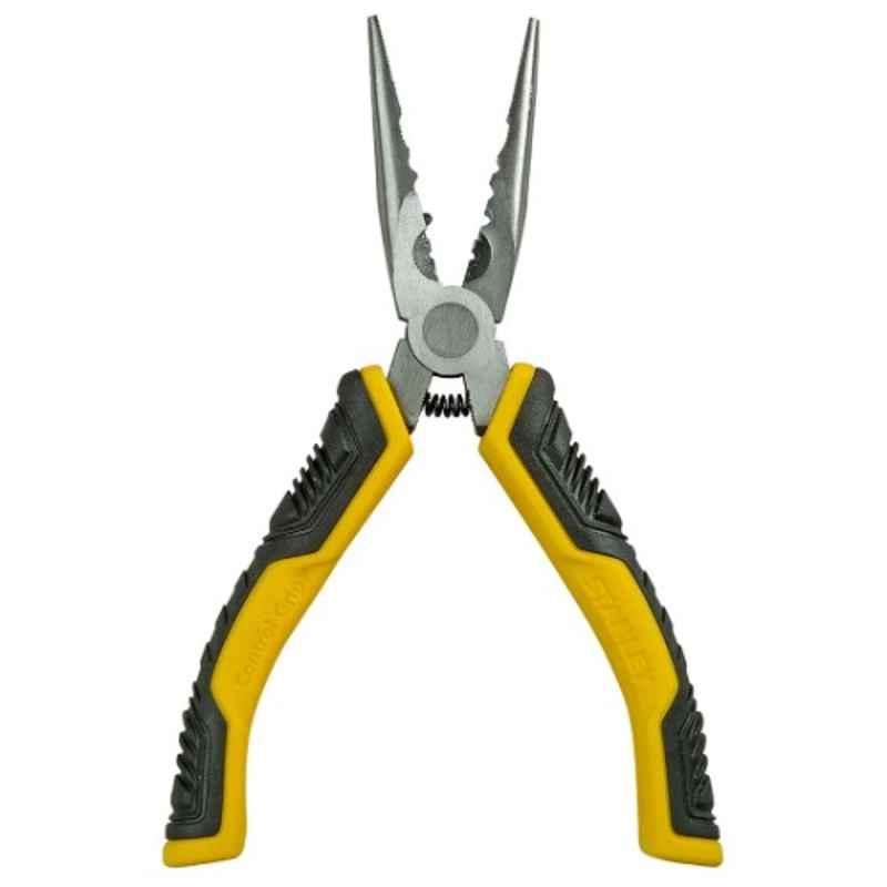 Stanley 150mm Control Grip Straight Long Nose Plier, STHT0-74363