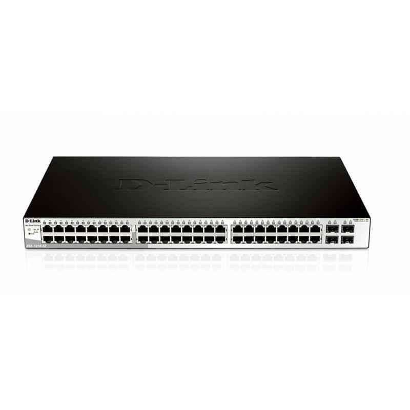 D-Link 1000Mbps 48 Ports Web Smart Switch, DGS-1210-52