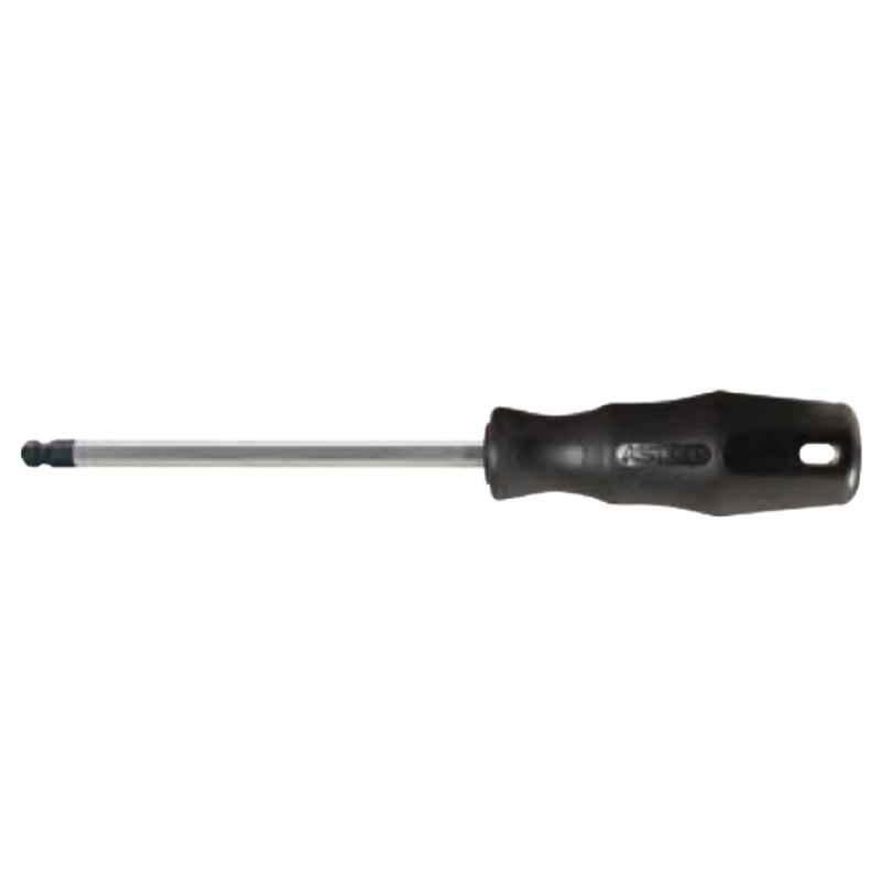 KS Tools Ergotorque 6mm CrV Screwdriver for Hexagon Screws with Ball End, 911.1196