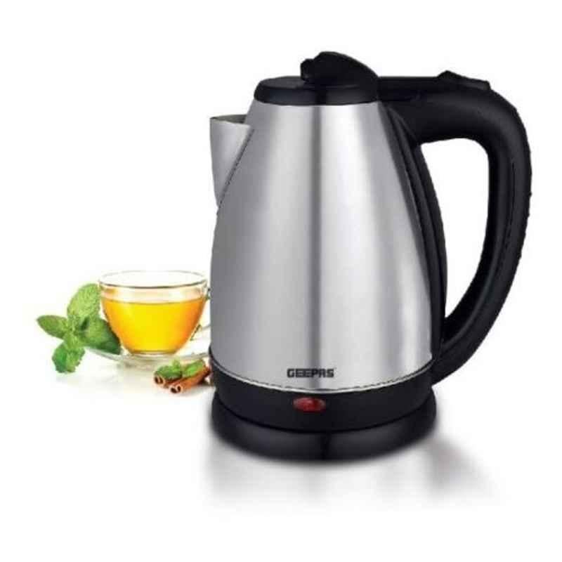 Geepas GK5466 1.8L Silver Kettle