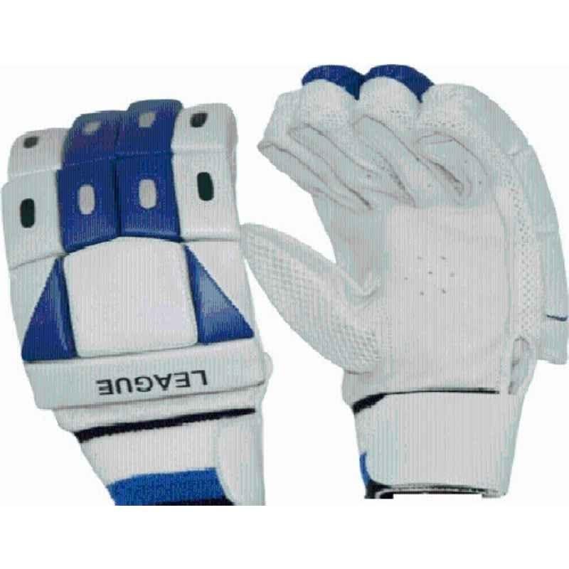 QUIT-X Blue Original Hand Stitched Right Hand Batting Gloves