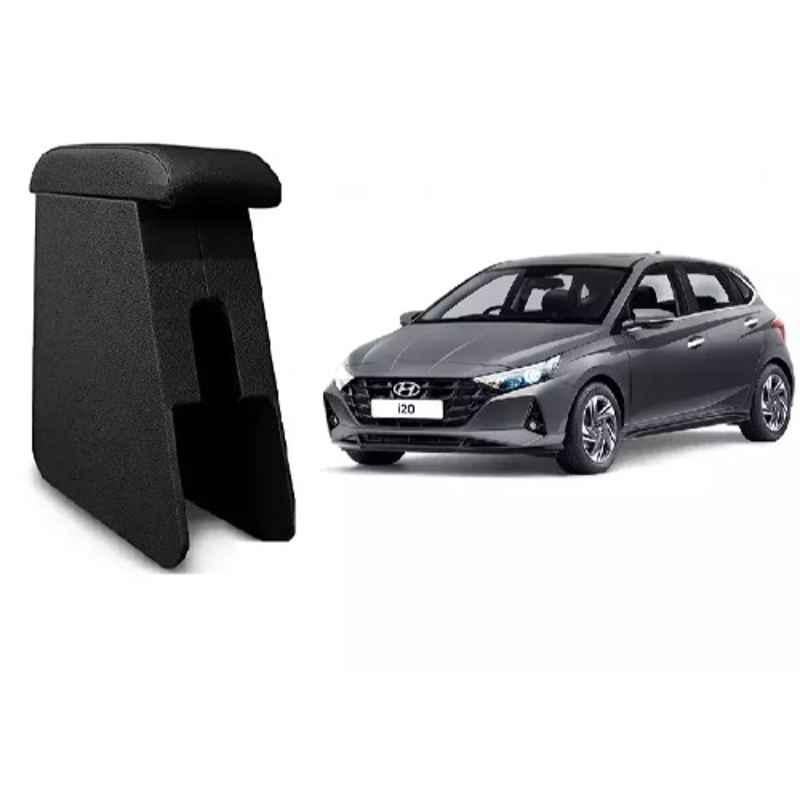 Sca Black Wooden Hyundai I20 Old Model Armrest Console