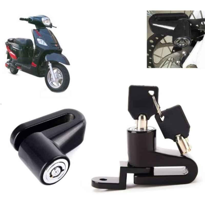 Auto Pearl Steel Black Heavy Duty Anti-Theft Disc Brake Lock for Electric NYX e5, Lock_209