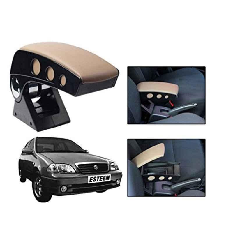 Kozdiko Beige Chrome Finish Car Armrest for Hyundai Sonata