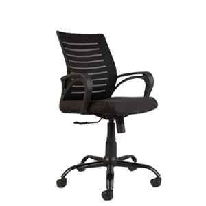CELLBELL Desire C104 Fabric Medium Back Black Ergonomic Chair, CBHKFOC1122