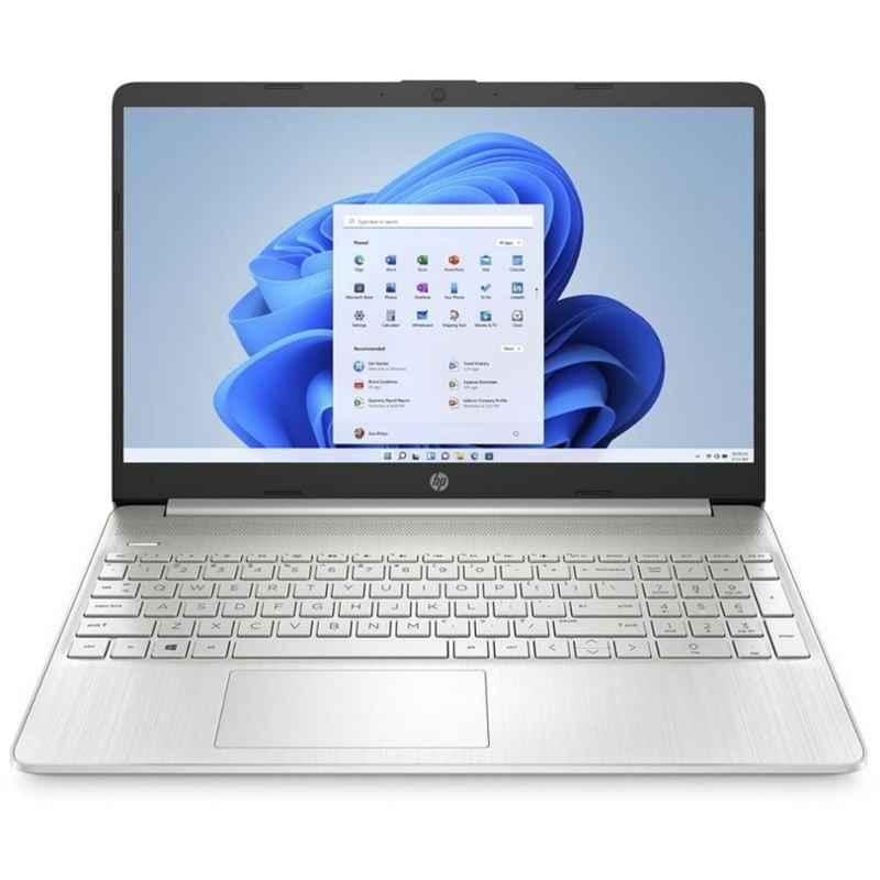 HP 384S8EA 5500U Series 15.6 inch Silver Laptop with 5th Gen/AMD Ryzen 5/512GB SSD/8GB RAM/Windows 10 Home, 15S-EQ2001NE