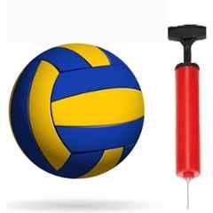 Sportivity CLASSIC GOOD QUALITY with AIR Pump Volleyball, Size: 4 (Standard) (Pack of 2)