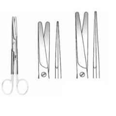 Alis 17.0cm/7 inch Scissors with Tungsten Carbide Inserts Mayo Straight, A-GEN-307-17