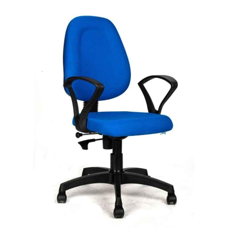 Teal Amara Mid Back PU Blue Ergonomic Office Chair