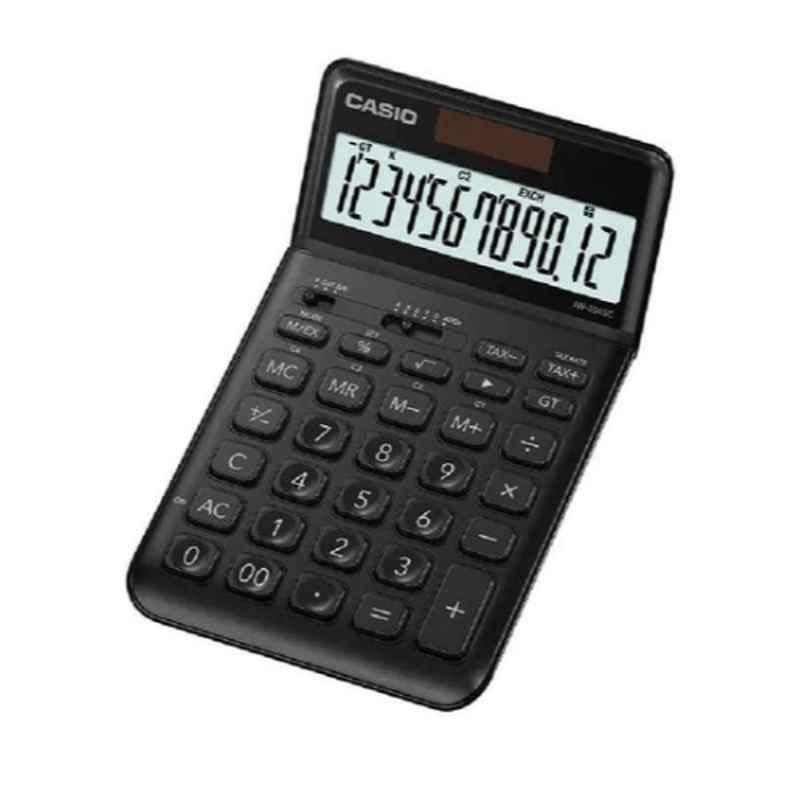 Casio JW-200SC-BK Black 12 Digit Compact Desk Type Calculator