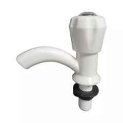 Fastgear PVC White Chrome Finish Bib Tap, FG1250