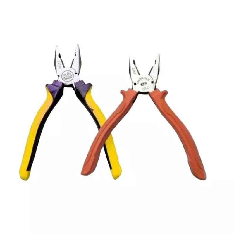 Sky Blue 8 inch Stainless Steel Lineman Plier, SBE380 (Pack of 2)