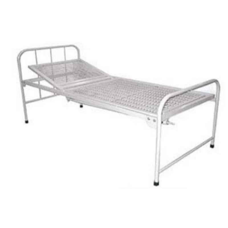 Aar Kay 206x90x60cm STD Semi Fowler Hospital Bed with Wire Mesh