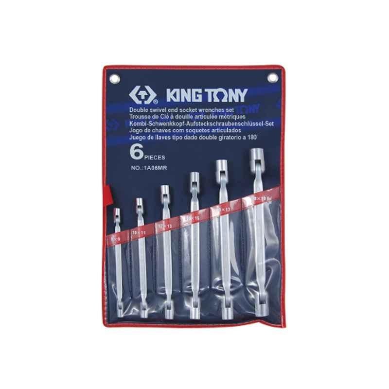 6PC.DOUBLE END FLEXIBLE HEAD WRENCH METRIC