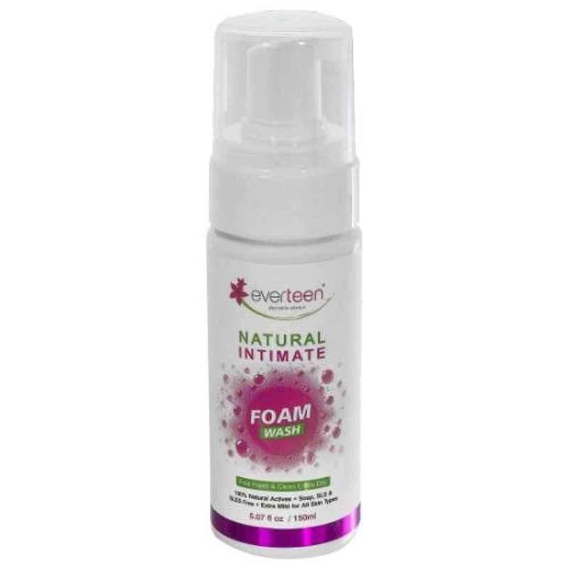 Everteen 150ml Natural Intimate Foam Wash for Feminine Hygiene