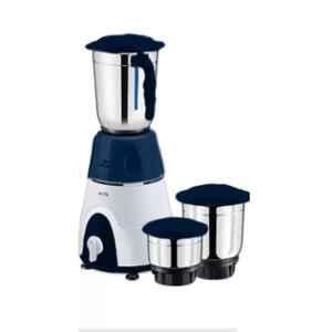 Bajaj GX3 DLX 500W White & Dark Blue Mixer Grinder with 3 Jars, 410551