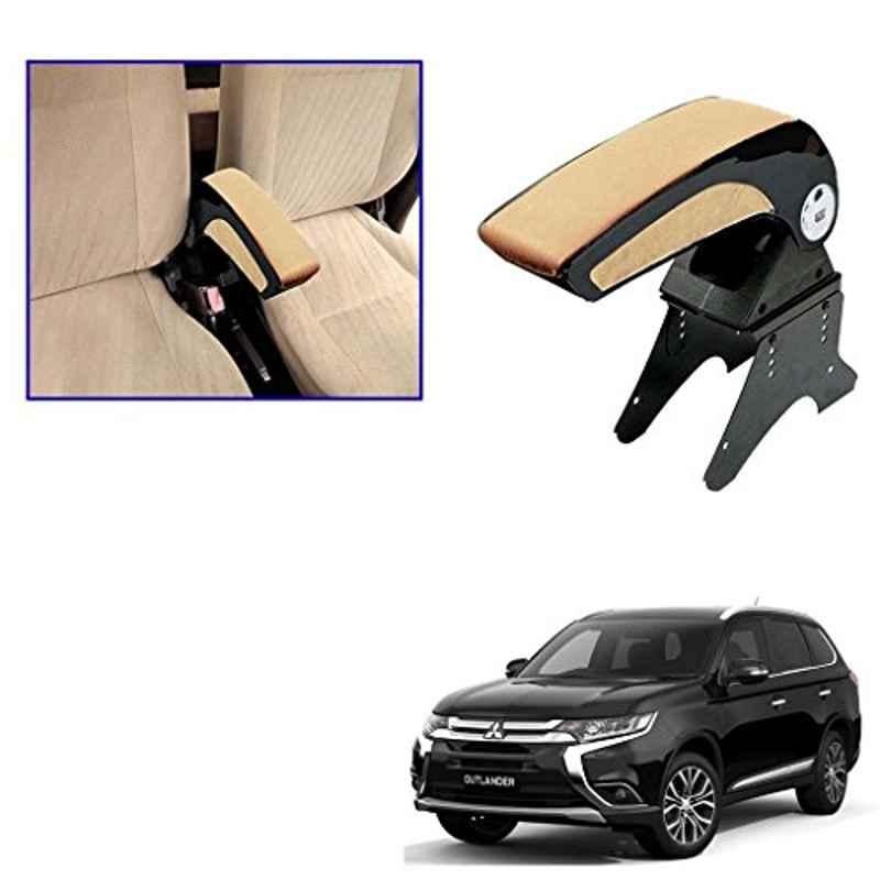 Kozdiko Beige Chrome Armrest for Mitsubishi Outlander, koz_16474