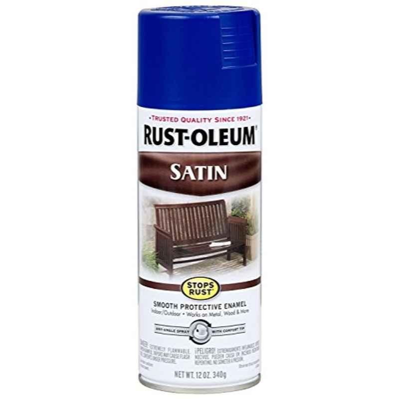 Rust-Oleum 340g Stops Rust Satin Sapphire Spray Paint, 276270