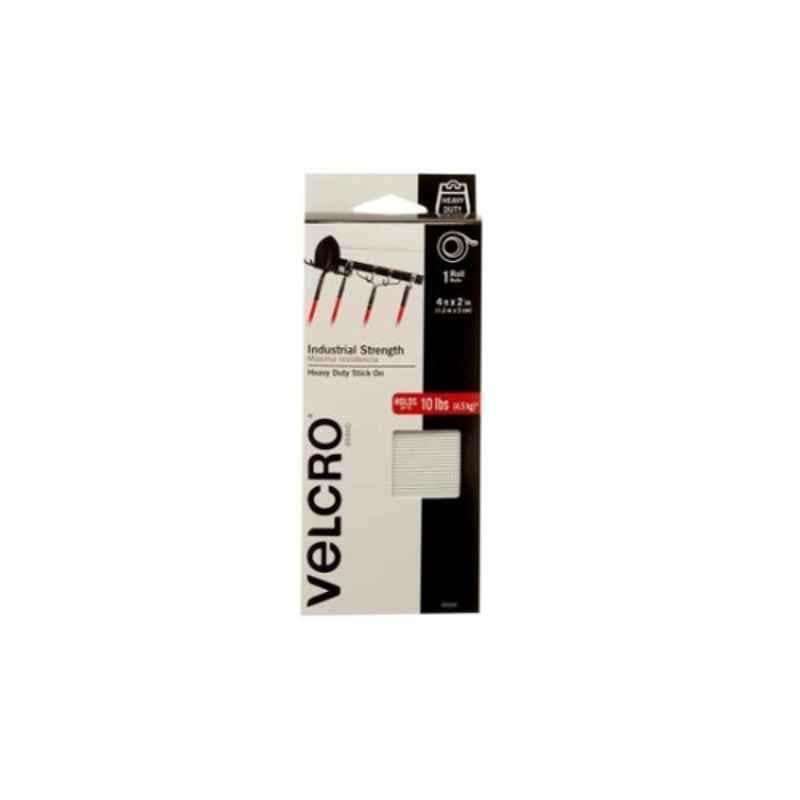 Velcro 1.2m 2 inch White Industrial Strength Heavy Duty Stick on Tape