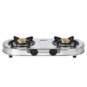 Suryaviva Dura Shine 2 Burner Manual Stainless Steel Cook Top, SVDS02