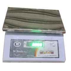 M-Tech 30kg Plastic Semi Automatic Table Top Scale