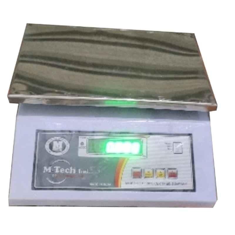 M-Tech 30kg Plastic Semi Automatic Table Top Scale