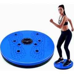 Shopeleven 120kg ABS Blue Acupressure Magnetic Tummy Twister