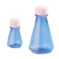 Tarsons 1L PETG Sterile Erlenmeyer Cell Culture Flask with HDPE White Cap, 442040 (Pack of 6)