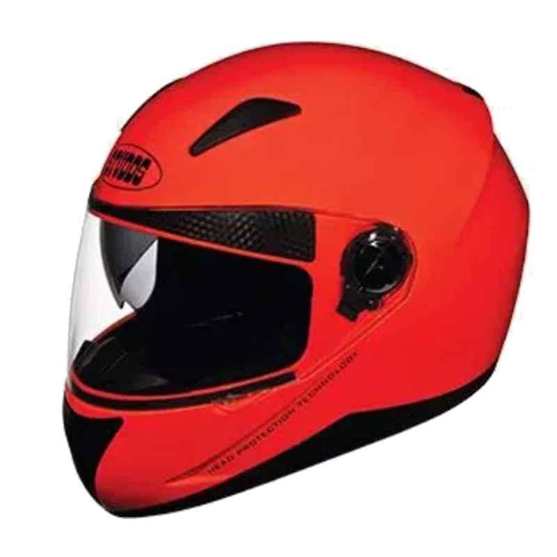Studds Shifter Expanded Polystyrene Fluorescent Orange Full Face Full Face Helmet, Size: Xtra Large