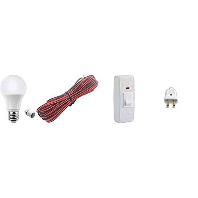 Abbasali LED Bulb With Switch And Wire Set