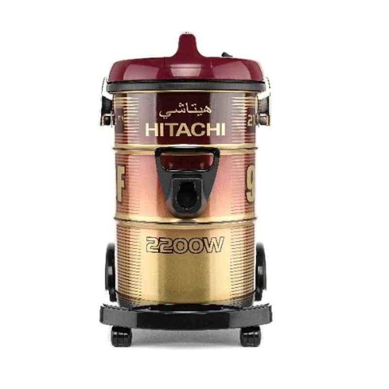 Hitachi 2200W 21L Wine Red Drum Vacuum Cleaner, CV960F24CBSWR