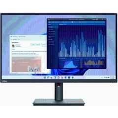 Lenovo ThinkVision 27 inch 3840x2160p UHD IPS Black LED Monitor, T27p-30