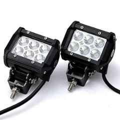 AOW 6 LED Super Bright Spot Light Fog Lamp (Pack of 2) for Bullet Electra 350 with Handle Bar Mounting On-Off Switch