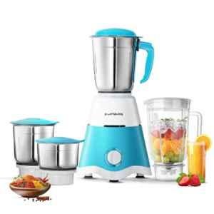 Longway Super Dlx ABS 750W White & Blue Mixer Grinder with 4 Jars, DSQW-78688193