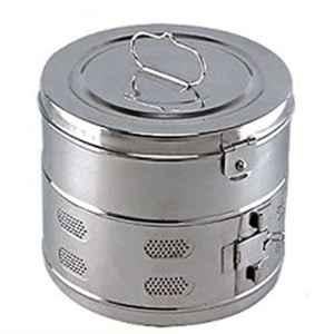 Kamboj Traders 11x9 inch Stainless Steel Seamless Dressing Drum