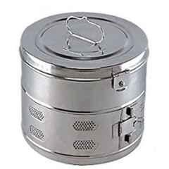 Kamboj Traders 11x9 inch Stainless Steel Seamless Dressing Drum