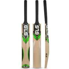 GLS Talwar 800-1000g Poplar Willow Wood Green Cricket Bat with Free Tetron Cover & Tennis Ball for 15+ Yrs