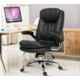 Mezonite High Back Black Leatherette Executive Class Office Chair, KI 206
