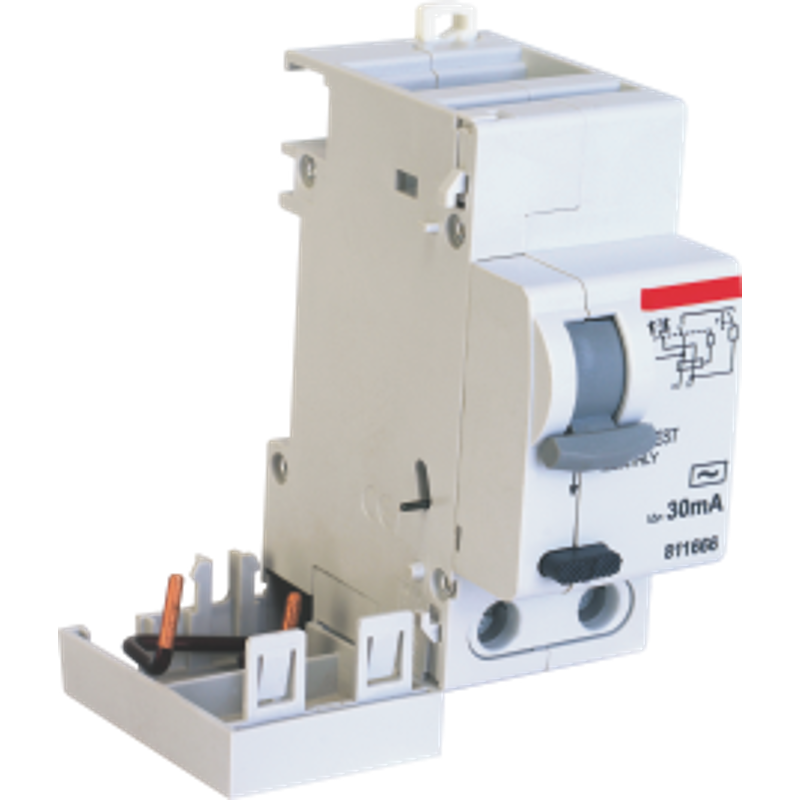 Indoasian Optipro 40A & 63A 2 Pole RCD Add On Block, 811667, Breaking Capacity: 10kA