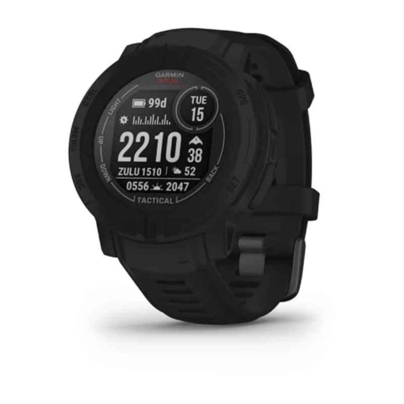 Garmin Instinct 2 Solar 0.9x0.9 inch Tactical Edition Activity Tracker Watch for Monitors Heart Rate, Sleep, Stress & Blood Oxygen Saturation